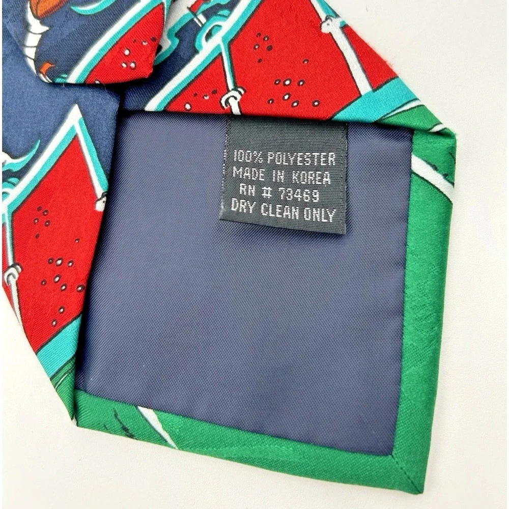 Vintage‎ Flintstones Hannah Barbera Men's Tie 1993 Sports Barney Fred 73469